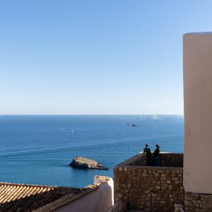 Vistas al mar desde el Parador de Ibiza