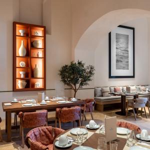 Salón de desayunos del Parador de Ibiza