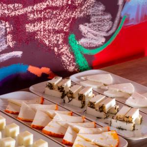 Detalle de quesos del Parador de Ibiza