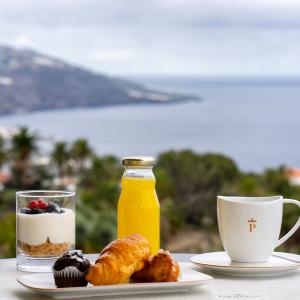 Montaje de desayuno del Parador de La Palma