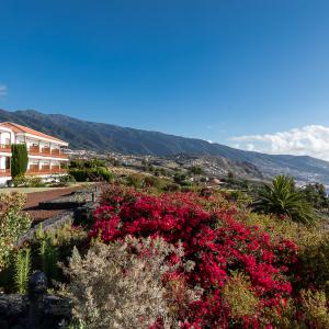 Vista de la fachada del Parador de La Palma