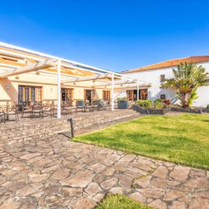 Terraza de la cafetería del Parador de La Palma