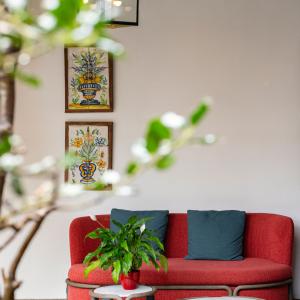 Detalle del patio del Parador de La Palma