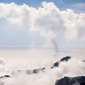 Roque de los Muchachos cerca del Parador de La Palma