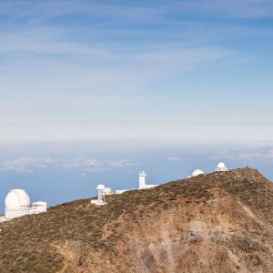 Observatorio Roque de los Muchachos cerca del Parador de La Palma
