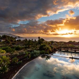 Estanque del jardín del Parador de La Palma