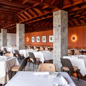 Vista general del restaurante del Parador de La Palma