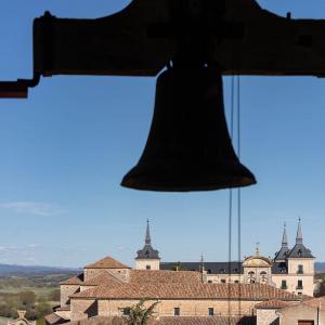 Vista del Parador de Lerma desde el campanario de la colegiata de San Pedro