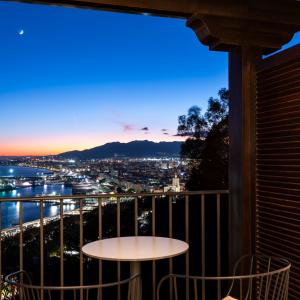 Terraza con vistas de habitación estándar en el Parador de Málaga Gibralfaro