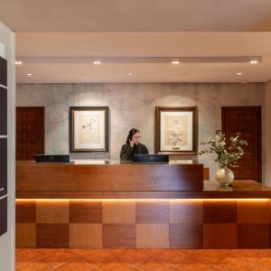 Recepción del Parador de Málaga Gibralfaro