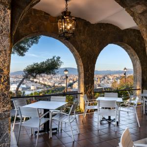 Arcos del Parador de Málaga Gibralfaro
