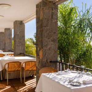 Terraza del restaurante del Parador de Málaga Gibralfaro