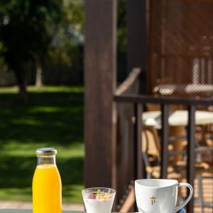 Montaje de desayuno en el Parador de Manzanares