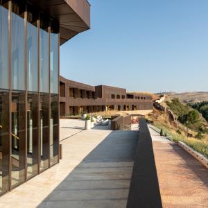 Zona exterior del Parador de Molina de Aragón