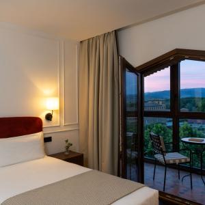 Anochecer desde habitación del Parador de Olite-Erriberri