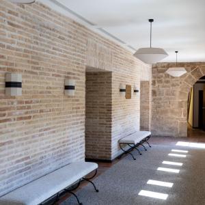 Pasillos interiores del Parador de Olite-Erriberri