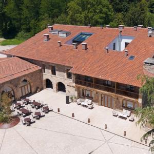 Vista aérea del exterior del Parador de Santillana Altamira