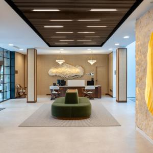 Recepción del Parador de Santillana Altamira