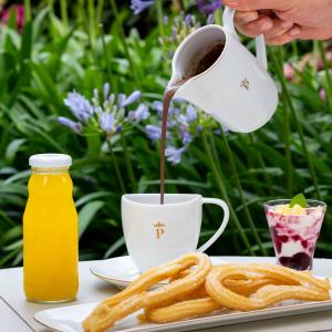 Detalle de desayuno del Parador de Santillana Gil Blas