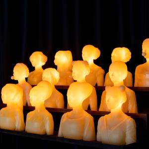 Bustos de cera en el Parador de Sigüenza