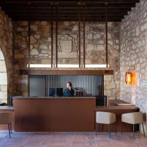 Recepción del Parador de Sigüenza