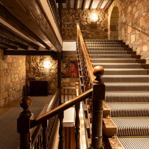 Detalle escaleras del Parador de Sigüenza