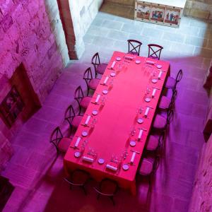 Vista cenital de la capilla del Parador de Sigüenza