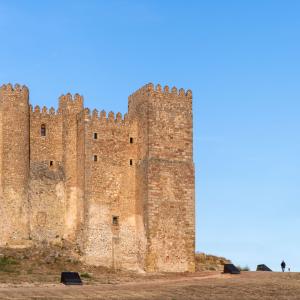 Vista exterior del Parador de Sigüenza