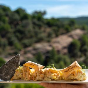 Ensaladilla de perdiz del restaurante del Parador de Sigüenza