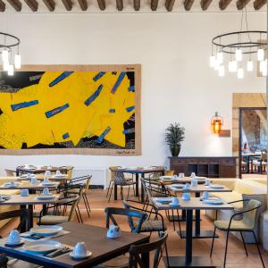 Salón de desayunos del Parador de Sigüenza