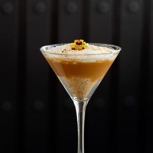 Crema tostada en el Parador de Trujillo