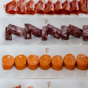 Detalle de desayunos en el Parador de Trujillo