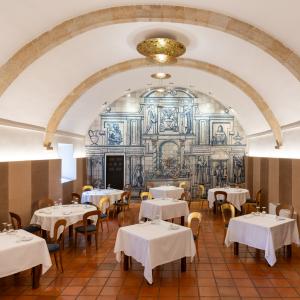 Vista general del restaurante del Parador de Trujillo