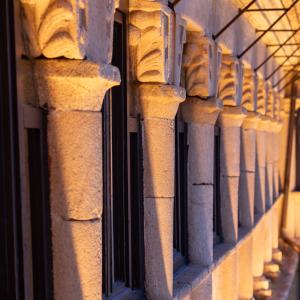 Detalle de arquitectura del Parador de Trujillo