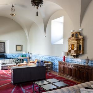 Zona común para clientes del Parador de Trujillo