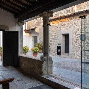 Zona de acceso al Parador de Trujillo