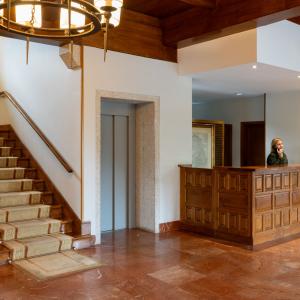 Recepción del Parador de Tui