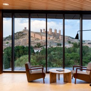 Vistas desde el interior del Parador de Molina de Aragón