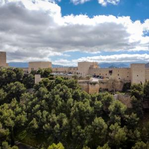 Panorámica aérea del Castillo y el Parador de Jaén