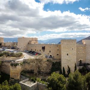Vista aérea del castillo y del Parador de Jaén