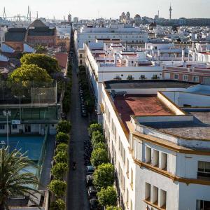 La ciudad de Cádiz desde el Parador