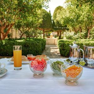Desayuno en la terraza del Parador de Chinchón