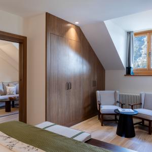 Salón de la suite del Parador de Bielsa