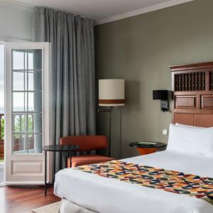 Terraza de habitación superior del Parador de La Palma