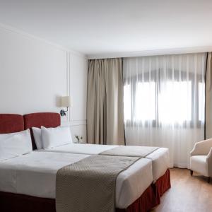 Habitación doble accesible del Parador de Olite-Erriberri