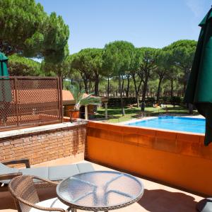 Terraza de habitación superior en el Parador de Tordesillas