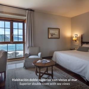 Parador de Baiona - Chambre double supérieure avec vue sur la mer 