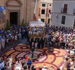 Alfombras de serrín (Foto: Turismo Castilla La Mancha)
