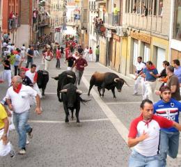 Encierros de Cuéllar recorrido urbano (Turismo de Cuéllar)