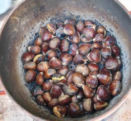 Castañas asadas
